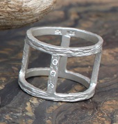 Square Cut Out Ring