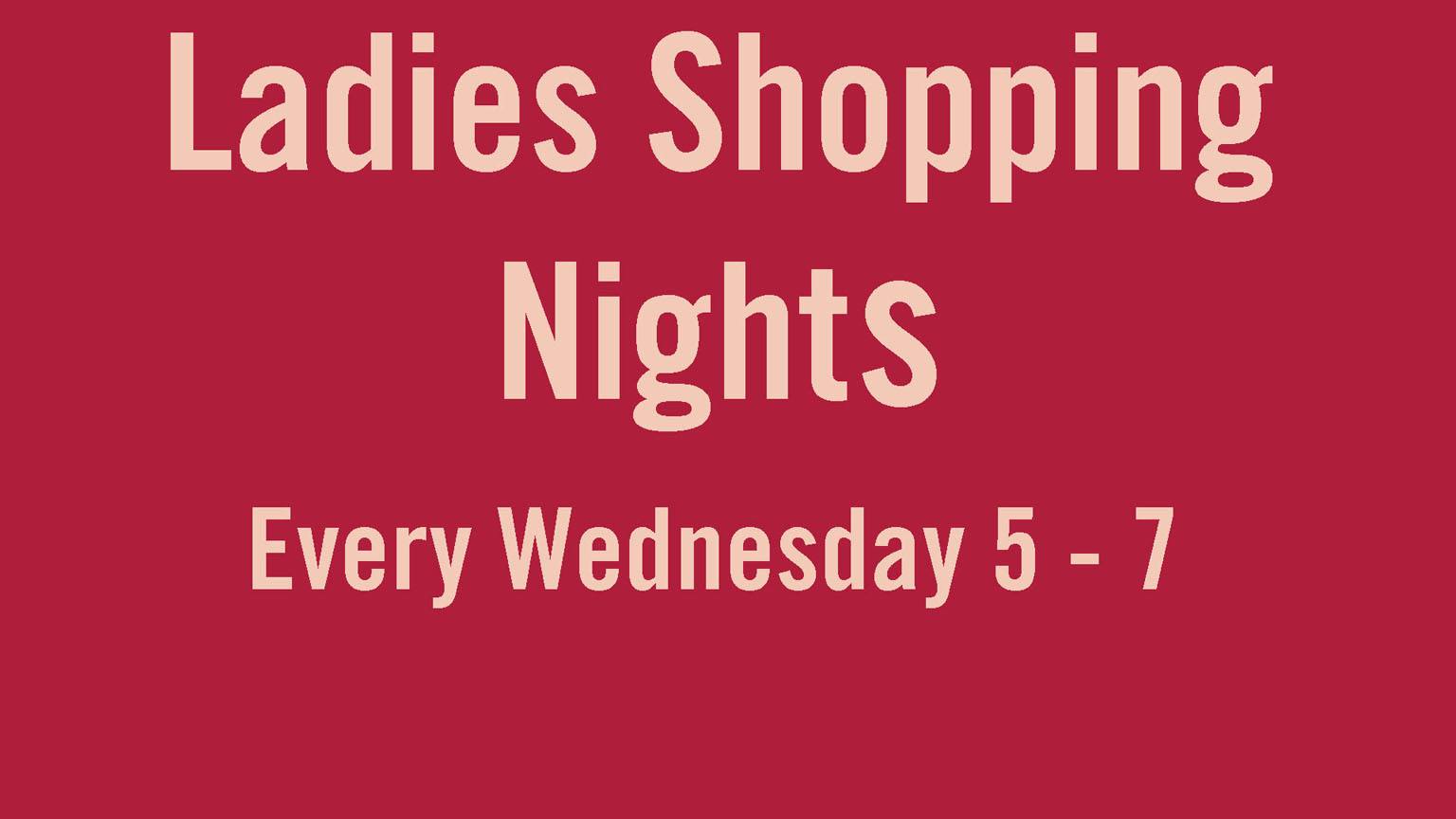 Ladies Shopping Night