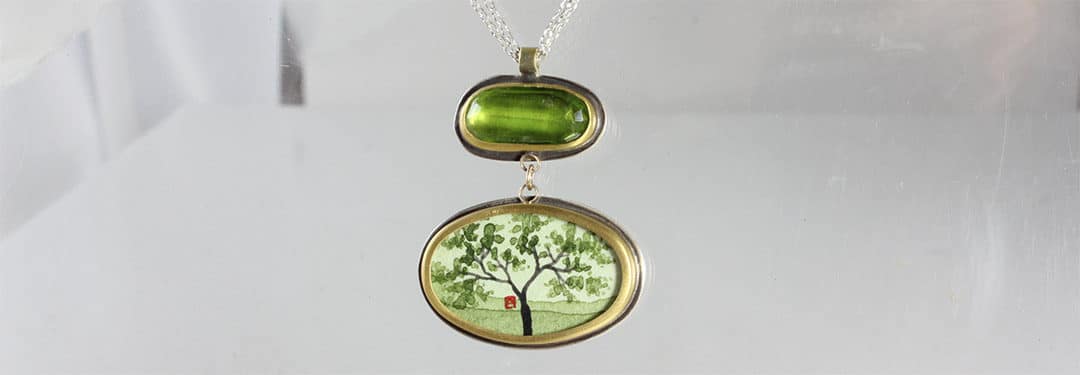 Khalsa Necklace with Japanese Maple