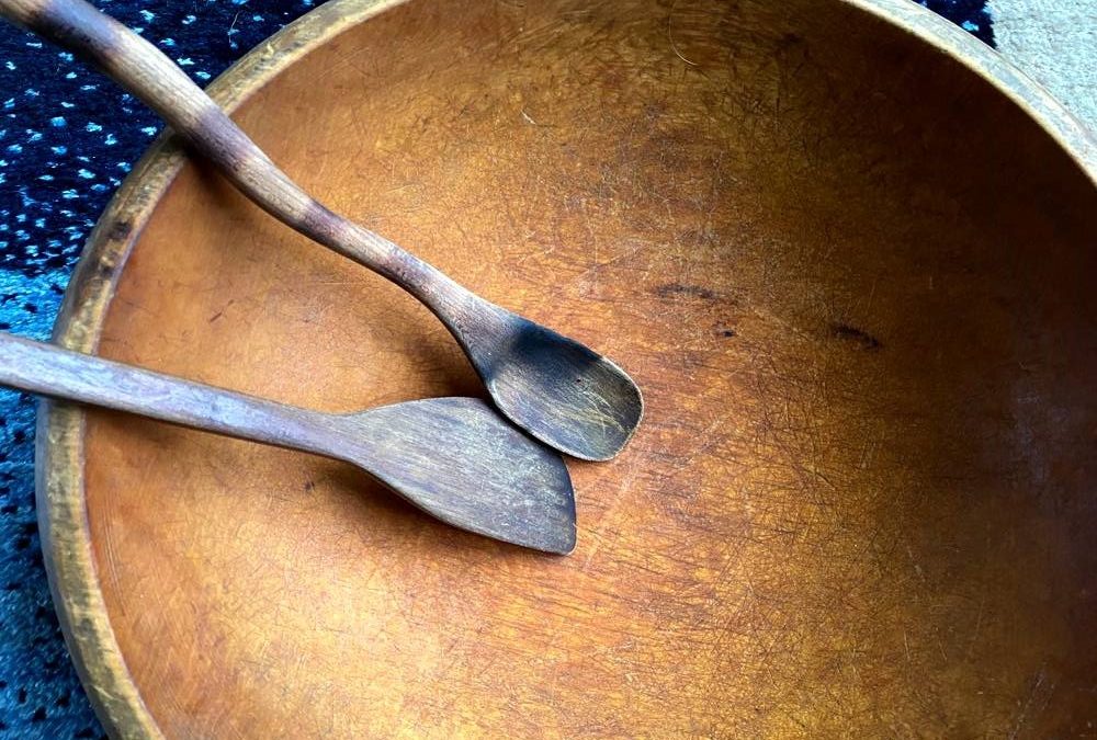 Bowl with Spoons- Marks - Memories