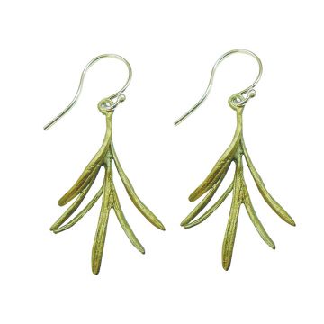 Petite Herb Rosemary Wire Earring