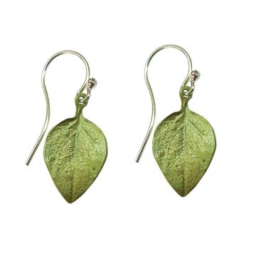 Sweet Basil Small Leaf Earrings