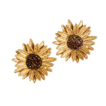 Sunflower Petite Post Earrings
