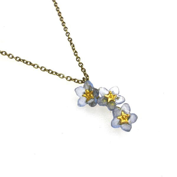 Forget me not tiny charm necklace – Remedy Design Shop