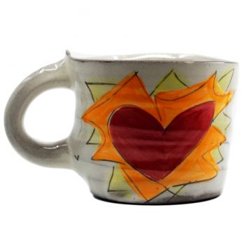Flaming Heart Mug