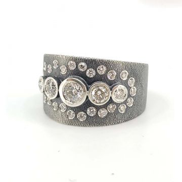Gabrielle Ring - Sterling Silver & Diamonds