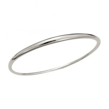 Oval Bangle Bracelet - Size & Metal Choices