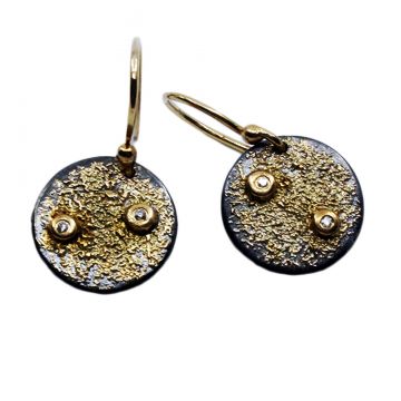 Mini Disc Earrings