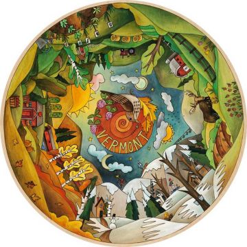 Vibrant Vermont Lazy Susan