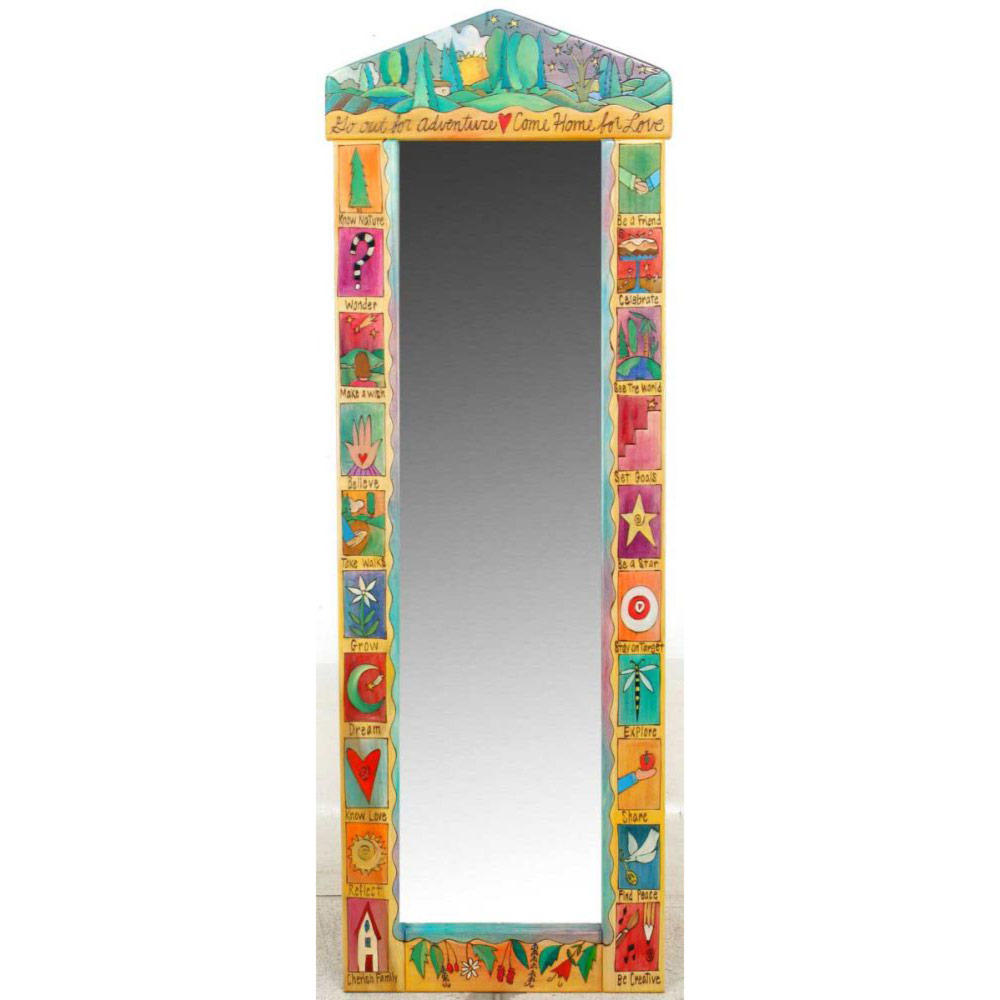 Hanging discount wardrobe mirror