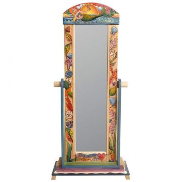 Live Life To The Fullest Standing Wardrobe Mirror