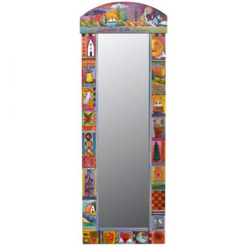 Sticks Live Life to the Fullest Hanging Wardrobe Mirror