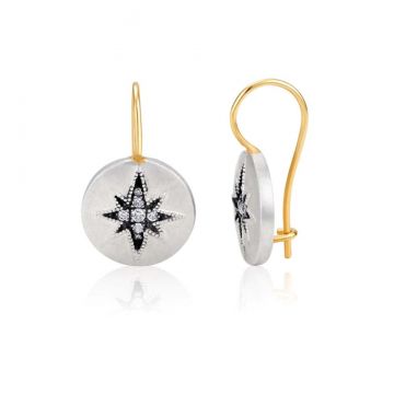 Neve White Diamond Earrings