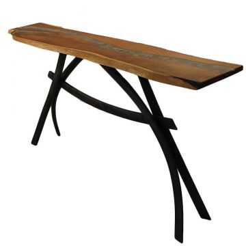 River Rock Asian-Style Sofa Table