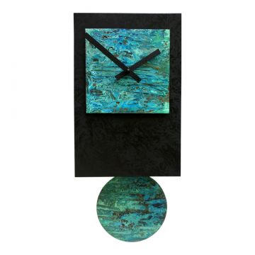 Black Tie Verdigris Wall Clock