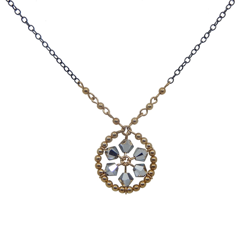 ꕤclara* 【3点】 Pandora Double Circle CZ Pendant & Necklace