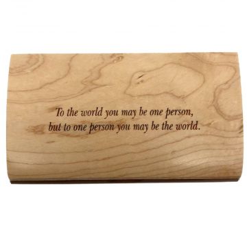 A Person's World Quotation Box (SOLD OUT)