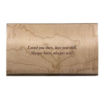Love Always Quotation Box