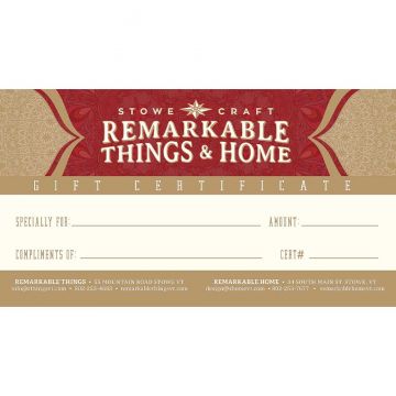 $25, $50, $75, $100, $250, $500 Gift Cards