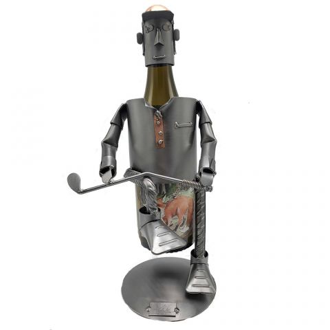 Golfer wine bottle holder cheap