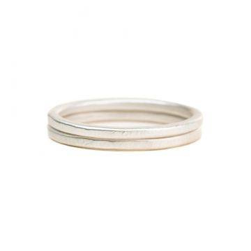 Jane Stack Ring - Argentium Silver