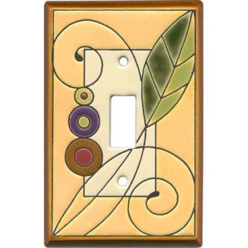 Leaf Spiral Switch Plate
