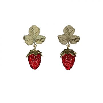 Strawberry Post Earrings