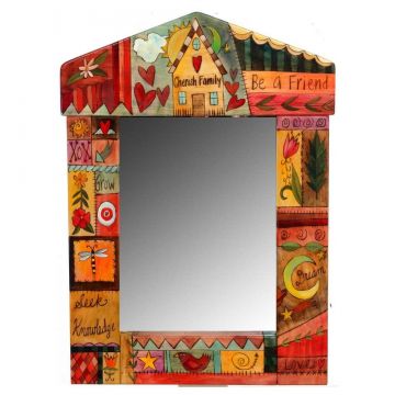 Sticks Be a Friend Medium Mirror