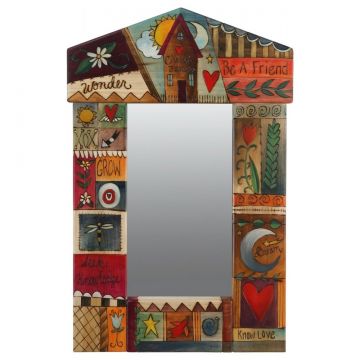 Be a Friend Patchwork Small Mirror