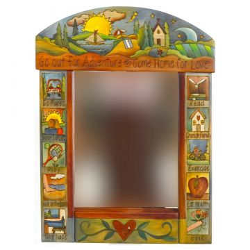 Sticks Come Home For Love Medium Mirror