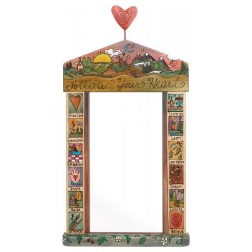 Sticks Follow Your Heart Large Mirror