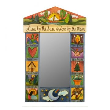 Live By The Sun Small Mirror