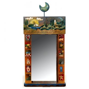 Sticks Live Life to the Fullest Large Mirror