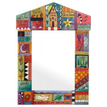 Sticks Patchwork Medium Mirror