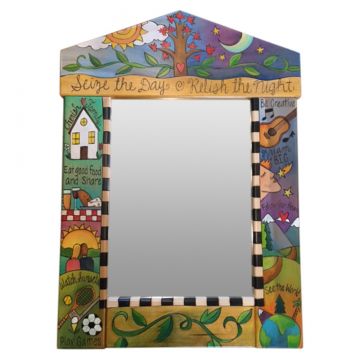 Sticks Red Maple Medium Mirror