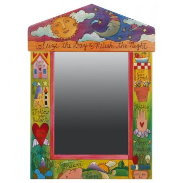 Sticks Sun and Moon Medium Mirror