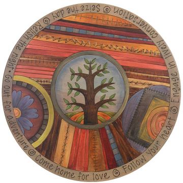 Quilted Tree Lazy Susan