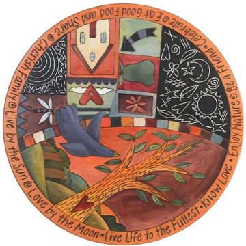 Quilted Tree Of Life Lazy Susan