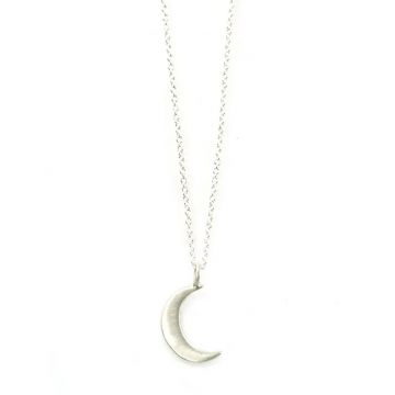 Silver Moon Necklace