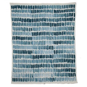 Blue Watercolor Blanket