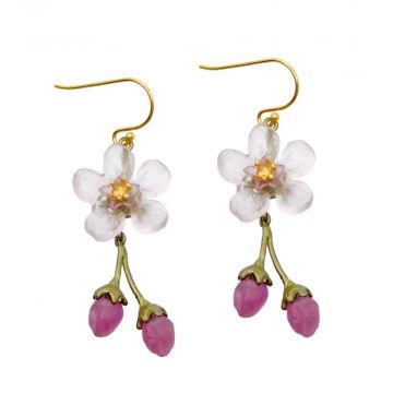 Big Peach Blossom Drop Earrings