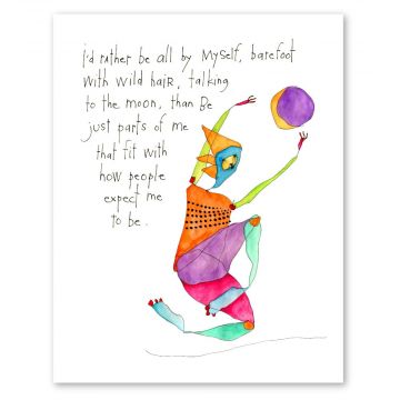 Full Self Art Print