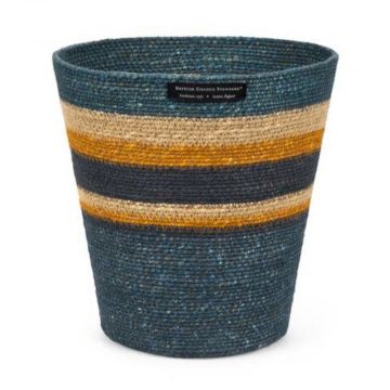 Hand-Woven Seagrass Waste Basket