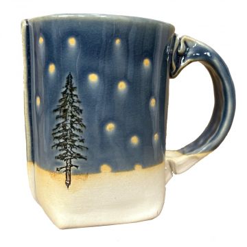 Starry Winter Night Mug