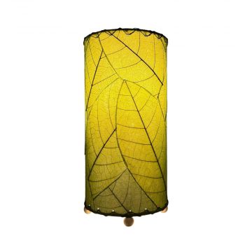 Cylinder Cocoa Leaf Lamp 12"