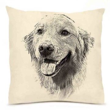 Eric & Christopher Large Golden #1 Pillow