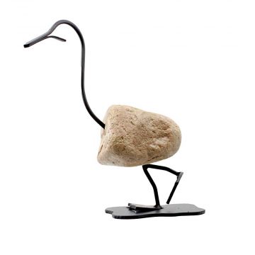 Baby Duck Rock & Iron Sculpture - SOLD OUT