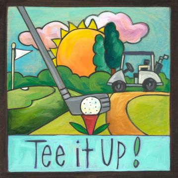 Fore! Golf Plaque 6"x6"