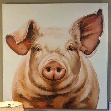 Walter - White Series 30"x30" Canvas