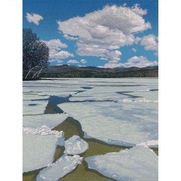 Ice Out 12x9 - Matted